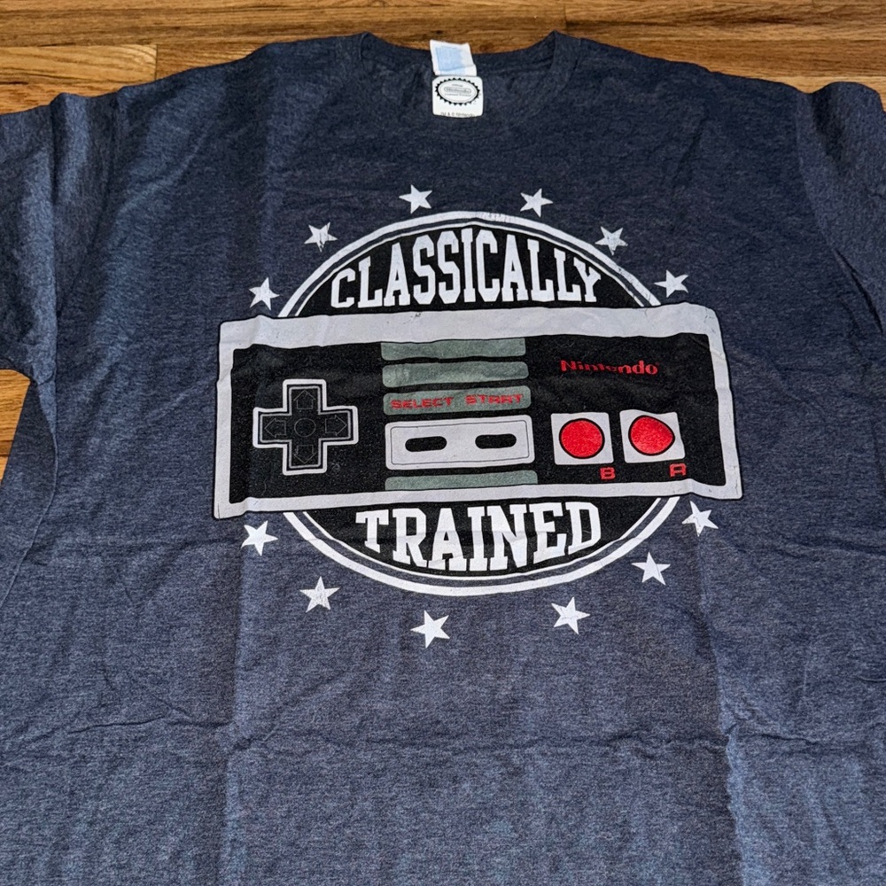 Nintendo Classically Trained T-Shirt - Dark Gray